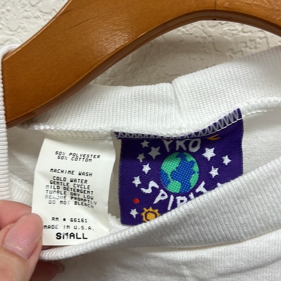 Vintage Pro Spirit Kauai Crop Top Tee T-Shirt Single Stitch S - Picture 3 of 4